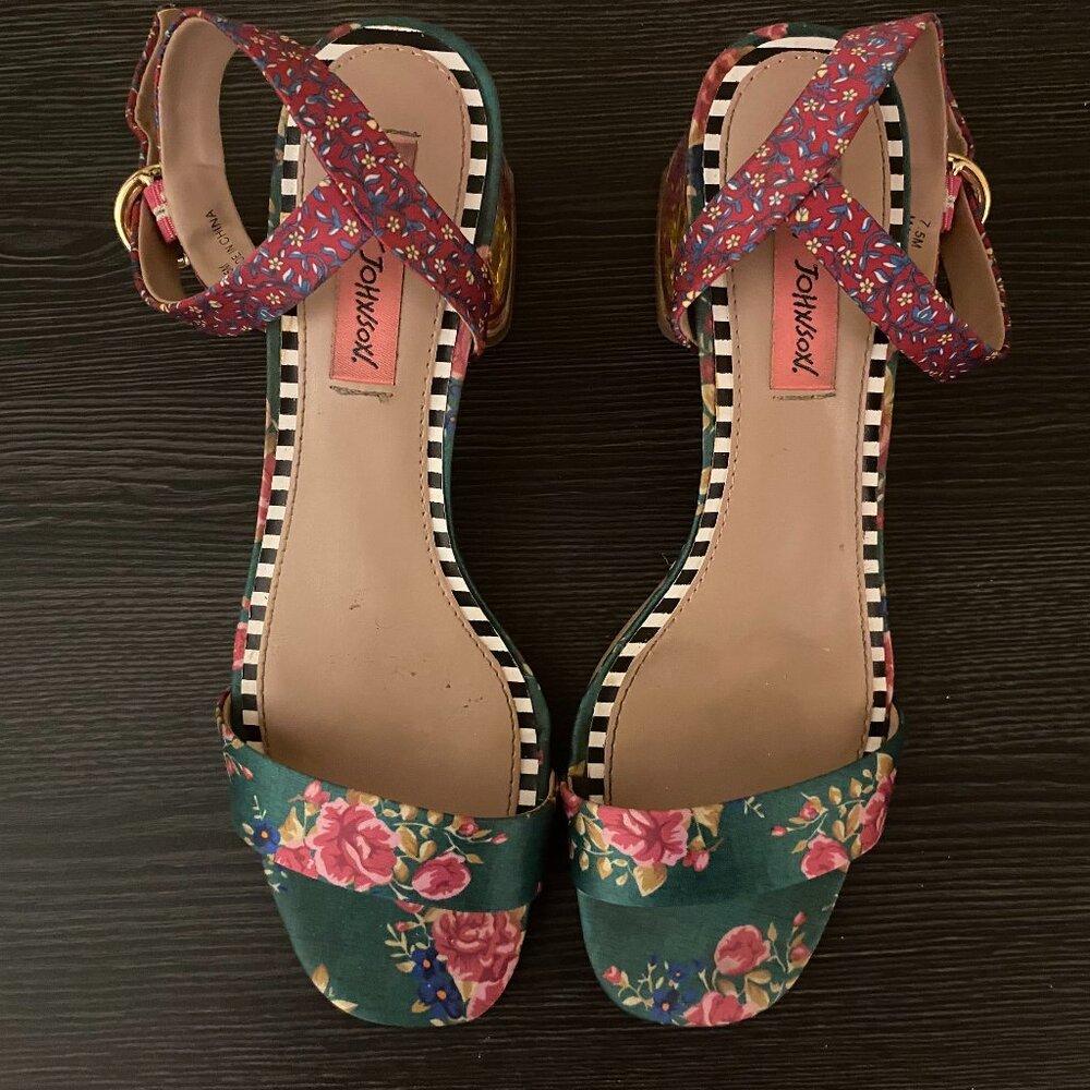 Betsey Johnson Beauty in Bloom Block Heel